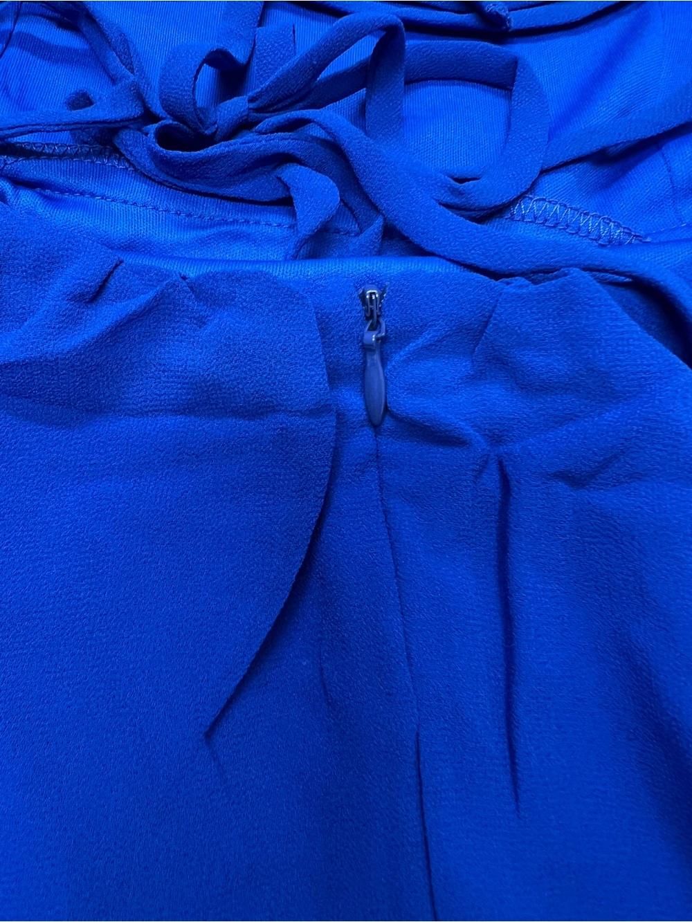 Lulus Good Deeds Royal Blue Lace-Up Dress Size XS NWT Y2K - Picture 12 of 13